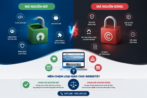 Mã Nguồn Mở Và Mã Nguồn Đóng Khác Nhau Như Thế Nào? Nên Chọn Loại Nào Cho Website?
