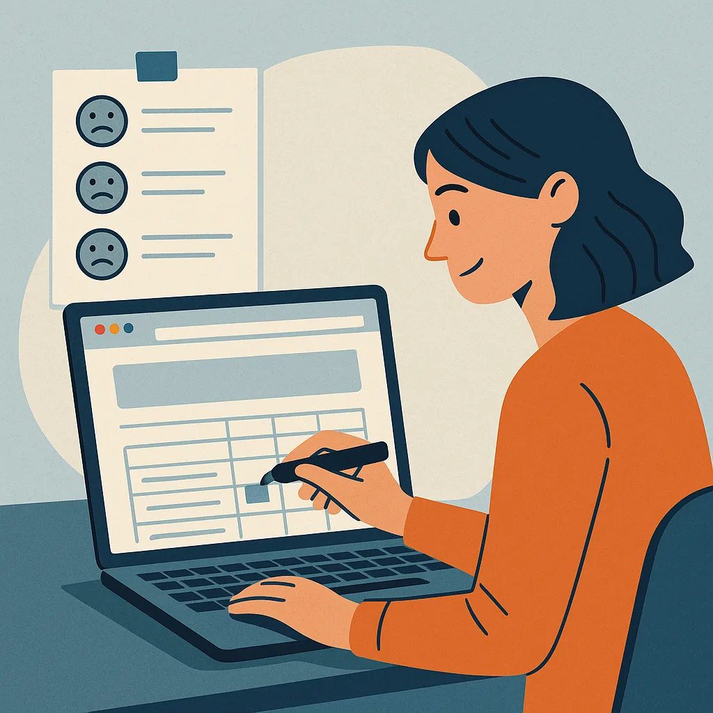 giao diện website đang tải trên laptop, không chữ, không logo, không mặt người