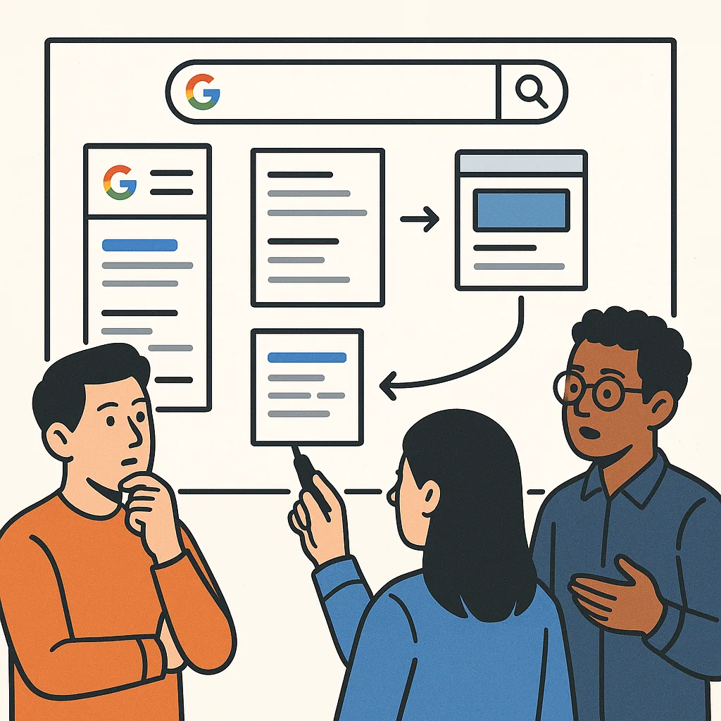 Bảng so sánh các loại quảng cáo Google, không có chữ, không logo, không