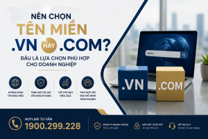 Nên Chọn Tên Miền .VN Hay .COM? Đâu Là Lựa Chọn Phù Hợp Cho Doanh Nghiệp