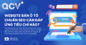 Website Bán Ô Tô Chuẩn SEO Cần Đáp Ứng Tiêu Chí Nào?